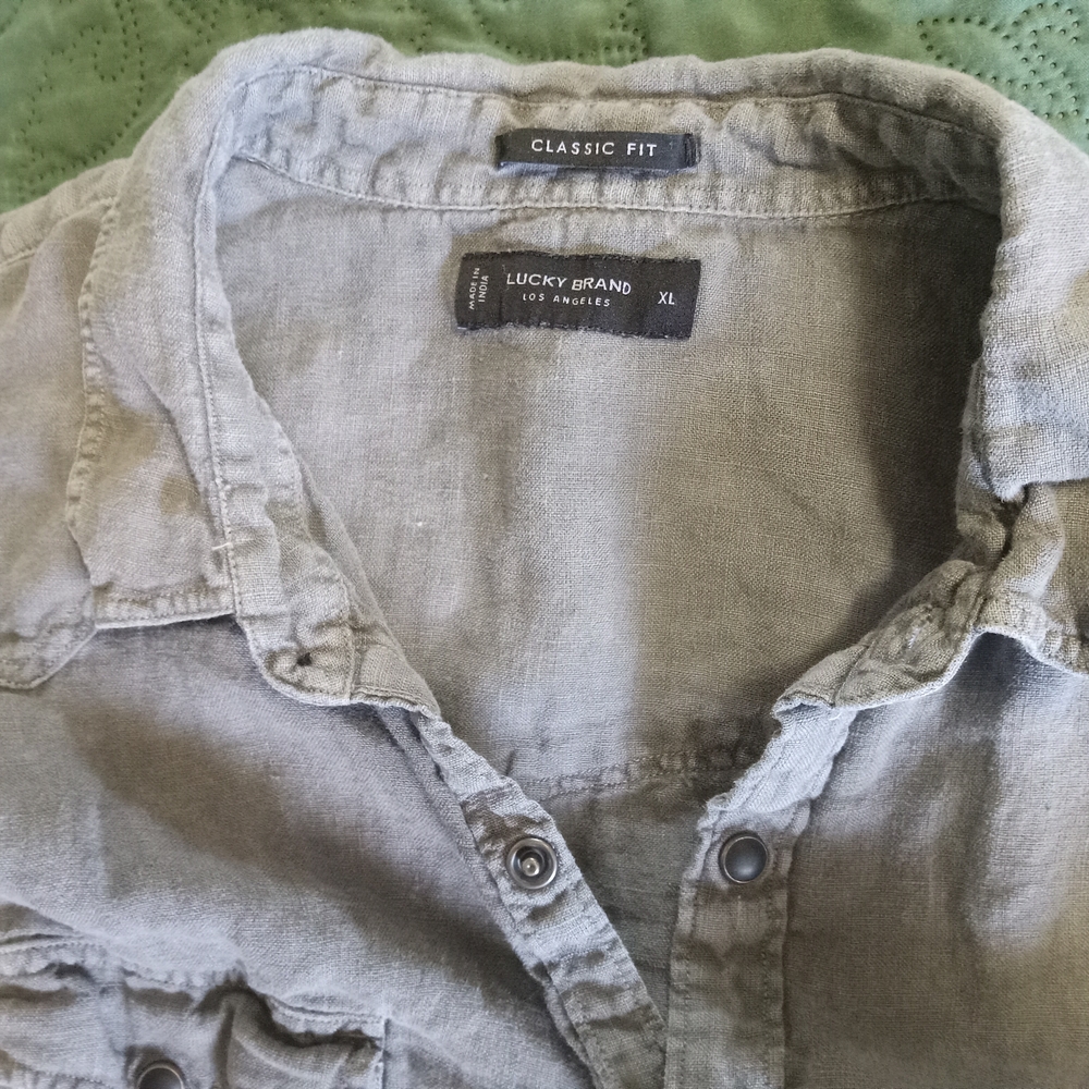Lucky Brand Men's Gray Shirt
